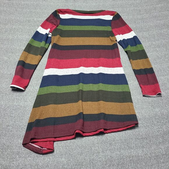 Igenjun Womens Sweater Dress Medium Multicolor Block Stripe Mid Lenght - Picture 9 of 11